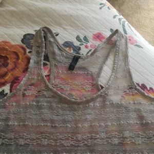 LB lace ombre racerback top.  18/20 W